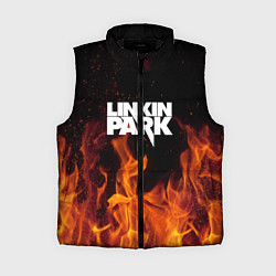Женский жилет Linkin Park: Hell Flame, цвет: 3D-черный