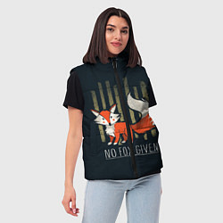 Женский жилет No Fox Given, цвет: 3D-красный — фото 2