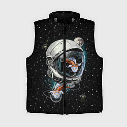 Женский жилет Подводный космос, цвет: 3D-светло-серый