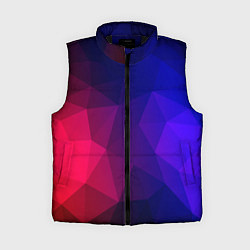 Женский жилет Red&Blue, цвет: 3D-черный