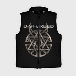 Женский жилет Disturbed Logo, цвет: 3D-светло-серый
