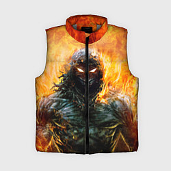 Женский жилет Disturbed: Monster Flame, цвет: 3D-светло-серый