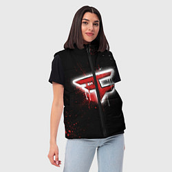 Женский жилет FaZe Clan: Black collection, цвет: 3D-черный — фото 2