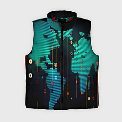 Женский жилет Digital world