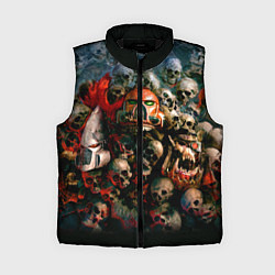 Женский жилет Warhammer 40k: Skulls, цвет: 3D-черный