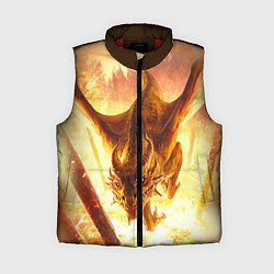 Женский жилет Дракон, цвет: 3D-красный
