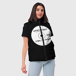 Женский жилет SOAD: Steal this album, цвет: 3D-светло-серый — фото 2