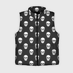 Женский жилет BFMV: Skulls, цвет: 3D-черный
