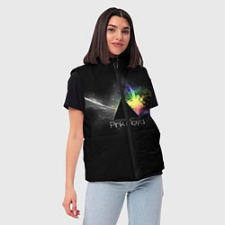 Женский жилет Pink Floyd Logo, цвет: 3D-светло-серый — фото 2
