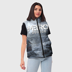 Женский жилет Metro Exodus: Cold Winter, цвет: 3D-красный — фото 2