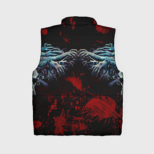 Женский жилет Slipknot руки зомби / 3D-Красный – фото 2