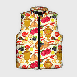 Женский жилет Народная кухня, цвет: 3D-черный
