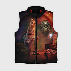 Женский жилет Abney Park rock, цвет: 3D-красный