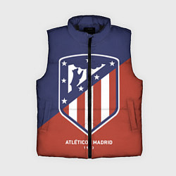 Женский жилет Atletico Madrid FC 1903, цвет: 3D-черный