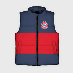 Женский жилет Bayern Munchen - Red-Blue FCB 2022 NEW, цвет: 3D-черный