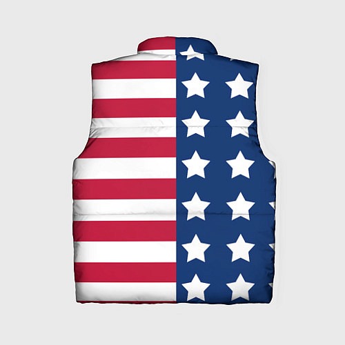 Женский жилет USA Flag / 3D-Красный – фото 2