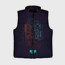 Женский жилет Blade Runner Guns, цвет: 3D-красный