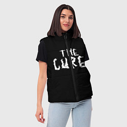 Женский жилет The Cure: Logo, цвет: 3D-черный — фото 2