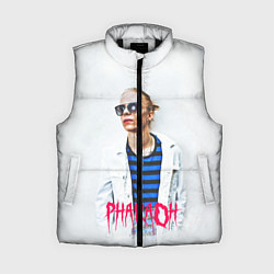 Женский жилет Pharaoh: White side, цвет: 3D-черный