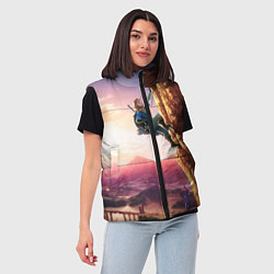 Женский жилет Zelda Rock, цвет: 3D-черный — фото 2