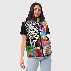 Женский жилет RGB Geometry, цвет: 3D-красный — фото 2