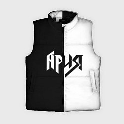 Женский жилет Ария Ч/Б, цвет: 3D-черный