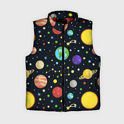 Женский жилет Солнечная система