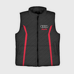 Женский жилет Audi: Black Carbon, цвет: 3D-черный