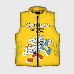 Женский жилет Cuphead: Don't deal with the Devil, цвет: 3D-светло-серый