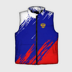 Женский жилет RUSSIA SPORT, цвет: 3D-черный