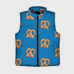 Женский жилет Любитель крендельков, цвет: 3D-красный