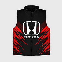 Женский жилет Honda: Red Anger, цвет: 3D-черный