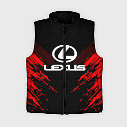 Женский жилет Lexus: Red Anger, цвет: 3D-черный