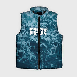 Женский жилет Грот: Синий мрамор