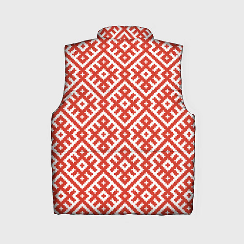 Женский жилет Обережная вышивка / 3D-Красный – фото 2