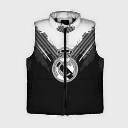 Женский жилет FC Real Madrid: Black Style, цвет: 3D-черный