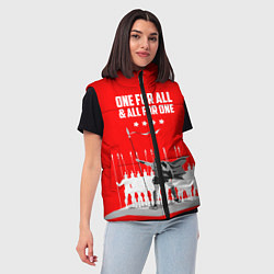 Женский жилет One for all & all for one, цвет: 3D-светло-серый — фото 2