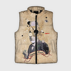 Женский жилет Зигмунд Фрейд, цвет: 3D-черный