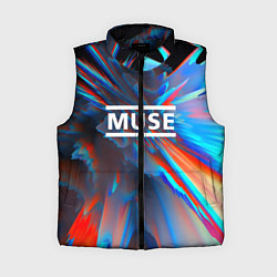 Женский жилет Muse: Colour Abstract, цвет: 3D-черный