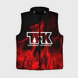 Женский жилет Thousand Foot Krutch: Red Flame, цвет: 3D-светло-серый