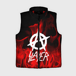 Женский жилет Slayer Flame, цвет: 3D-красный