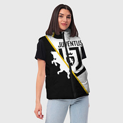 Женский жилет FC Juventus: Football Point, цвет: 3D-светло-серый — фото 2