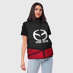 Женский жилет Mazda: Grey Carbon, цвет: 3D-черный — фото 2