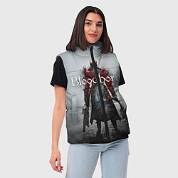 Женский жилет Bloodborne: Hell Knight, цвет: 3D-светло-серый — фото 2