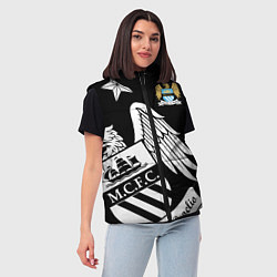 Женский жилет FC Manchester City: Exclusive, цвет: 3D-светло-серый — фото 2