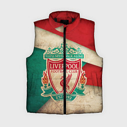 Женский жилет FC Liverpool: Old Style, цвет: 3D-черный