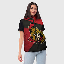 Женский жилет HC Ottawa Senators: Old Style, цвет: 3D-светло-серый — фото 2