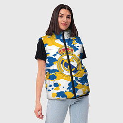 Женский жилет Real Madrid: Camo, цвет: 3D-красный — фото 2