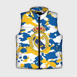 Женский жилет Real Madrid: Camo, цвет: 3D-светло-серый