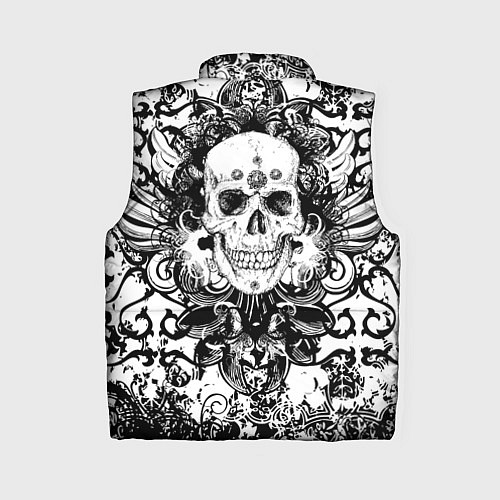 Женский жилет Grunge Skull / 3D-Красный – фото 2
